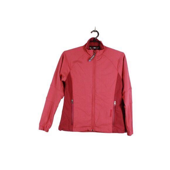 Marmot Womens Full-Zip Red Softshell Jacket Size Large Lightweight Outdoor Wear - Picture 1 of 9